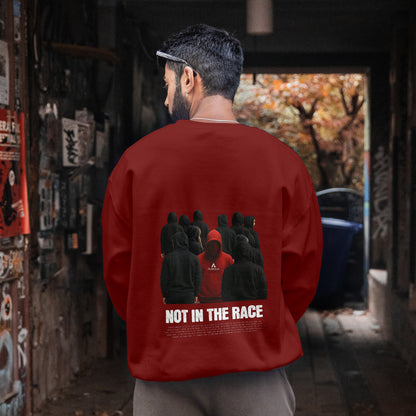 ALBAELA Oversized “Not In The Race” Hoodie
