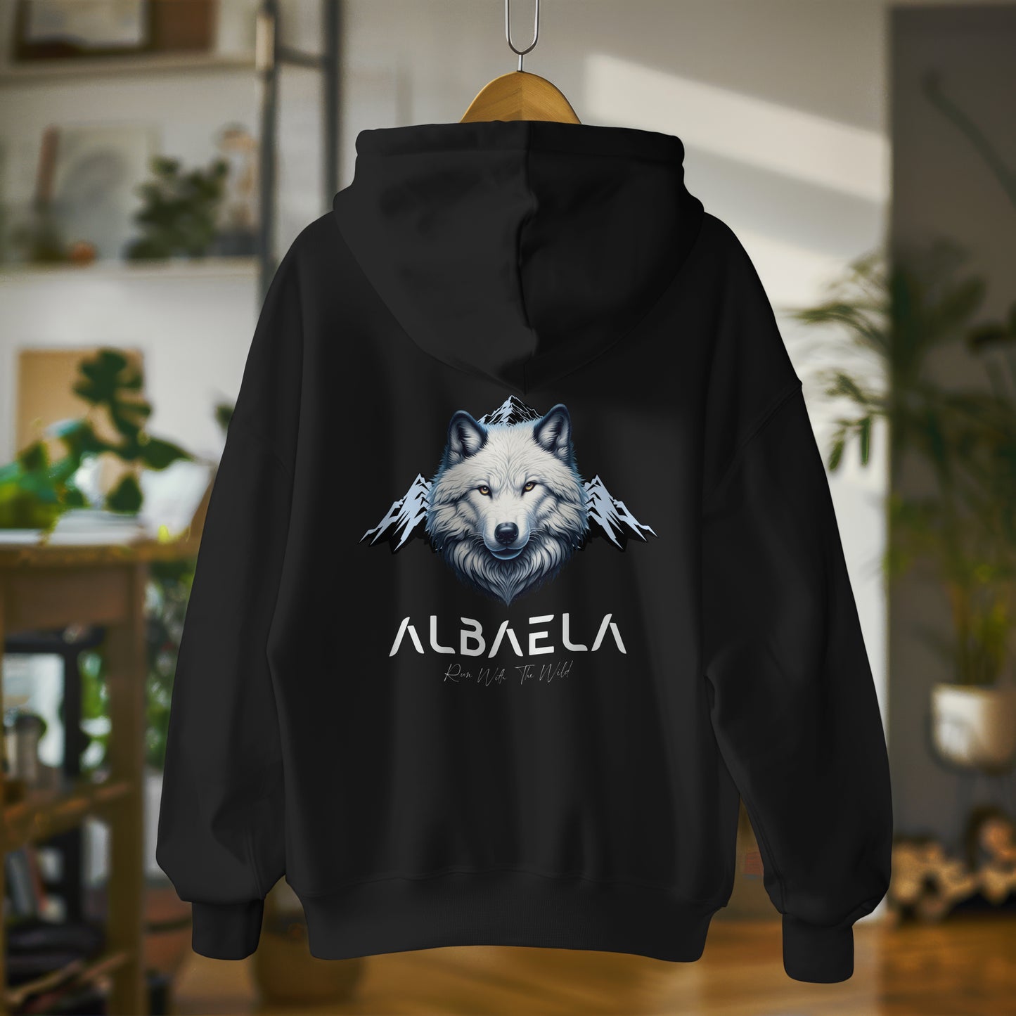 ALBAELA Oversized “Run With The Wild” Hoodie
