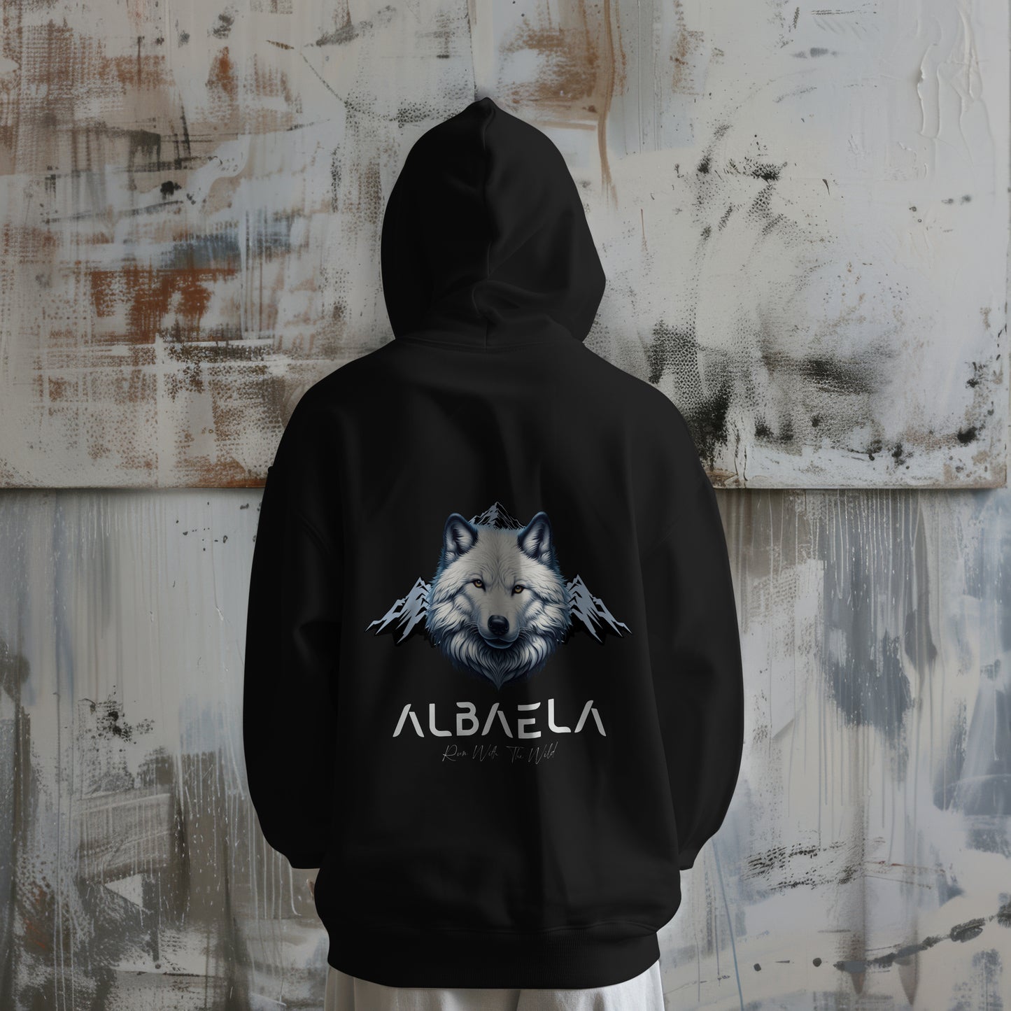 ALBAELA Oversized “Run With The Wild” Hoodie